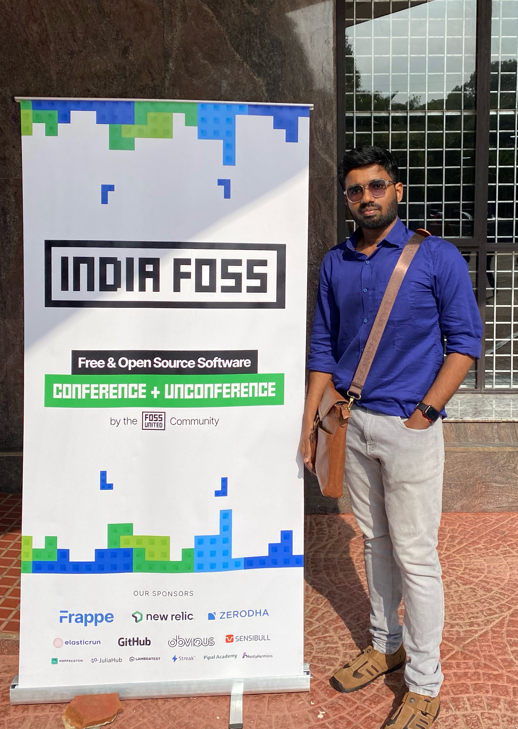 Roshan Justin at FOSS community event